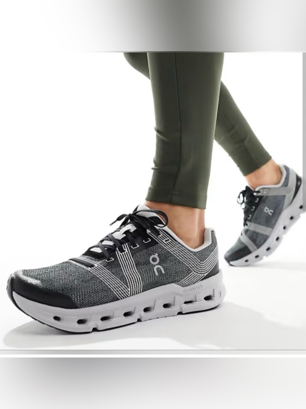 On Running Women's Cloud in Black and Gray
